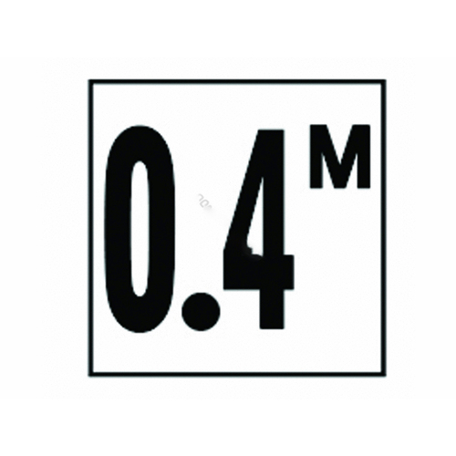 4in Smooth Metric 0.4 M Depth Marker