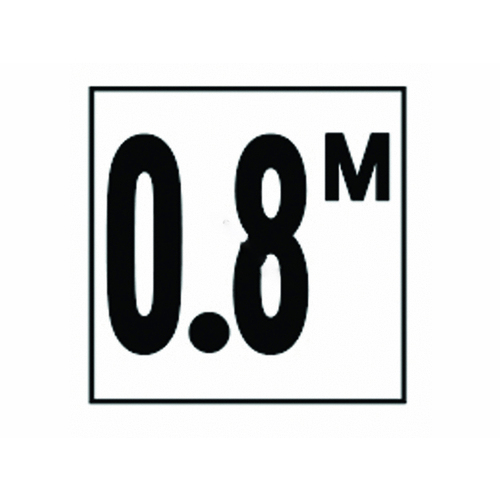 4in Smooth Metric 0.8 M Depth Marker