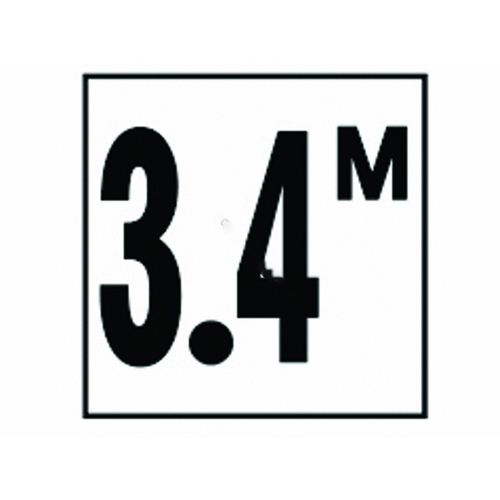 4in Smooth Metric 3.4 M Depth Marker