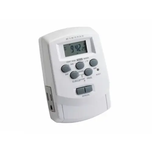 Transformer Digital Timer 12v White