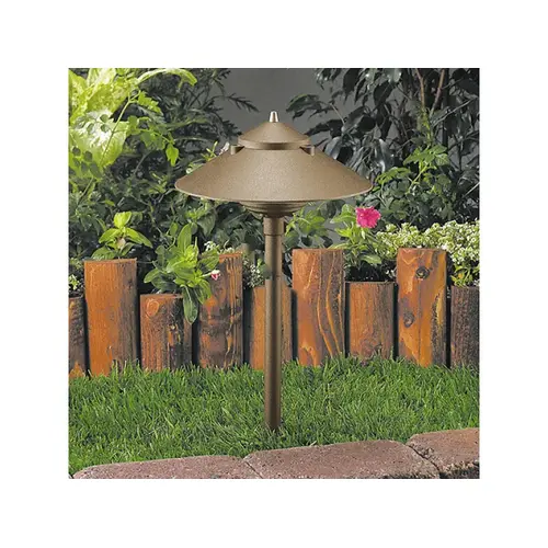 10" X 18"h Architectural Bronze Path Light With T3 Lamp 2.5w