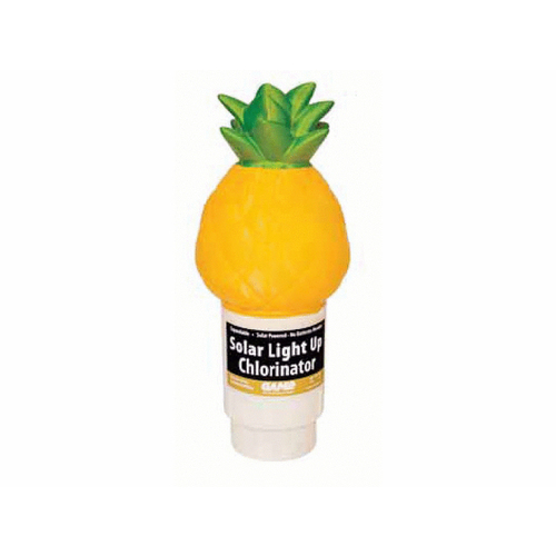 Great American MDSE & Events 12427-6PK-E-01 Pineapple Solar Light Up Pool Chlorinator