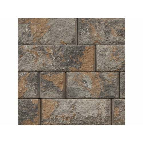 OLDCASTLE ARCHITECTURAL 16250228 2 Piece 6" & 12" Highland Stone Retaining Wall Victorian