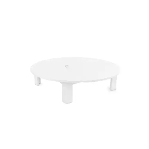 White Mainstay Round Coffee Table