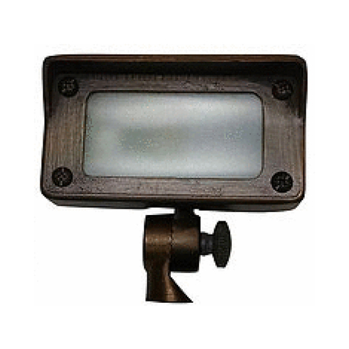 Led Brass Flood Light W/ Stake