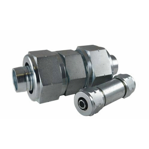 Chicago Fittings, 750PP, 1.25" IPS Coupling Plastic to Plastic (Steel), Color: Silver, Size: 1.25", Pressure Rating: 125 psi