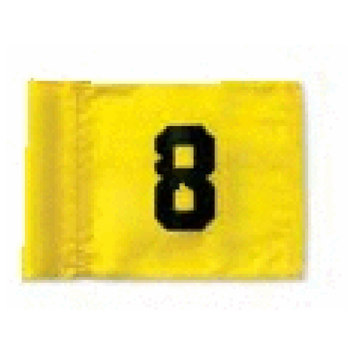 PAR AIDE PRODUCTS COMPANY 9330 Black/yellow Checkered Practice Green Jr. Flags