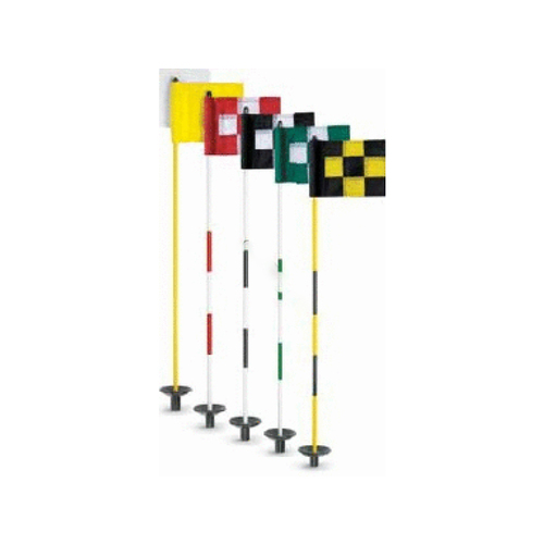 Yellow Jr. Flagstick Practice Green Markers