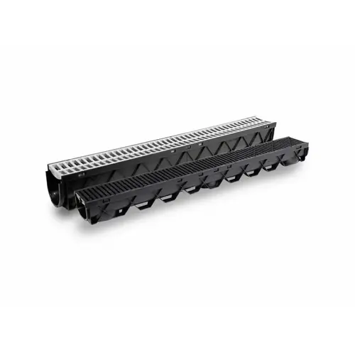 5" Deep Black Leaf Guard For Channel Drain