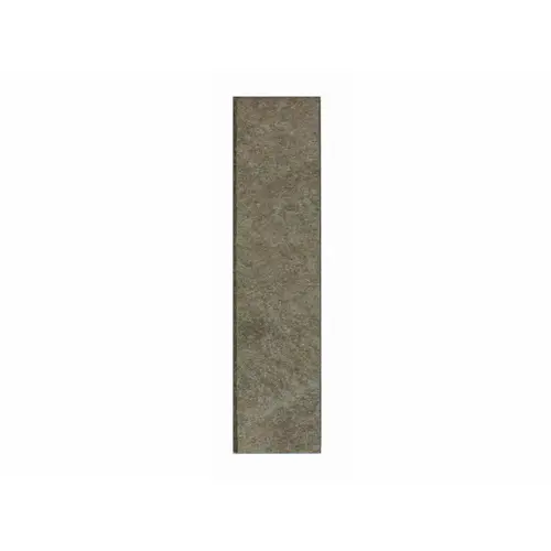 3" X 12" Simulated Quartzite Tile Quartz Gray Bullnose