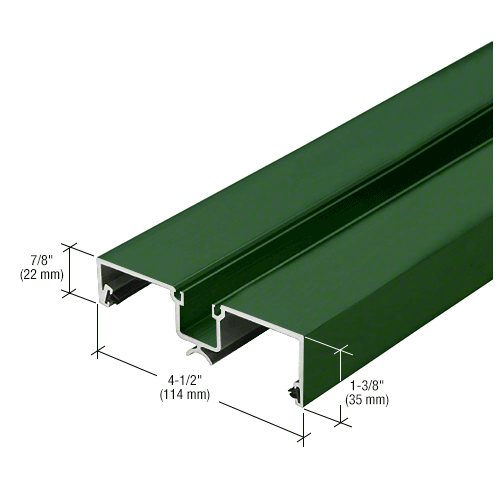 Rotating Half Mullion, Custom Anodized - 24'-2" Stock Length