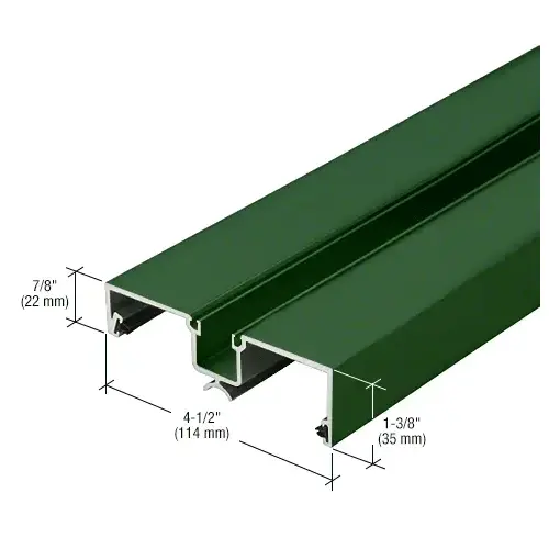 Rotating Half Mullion, Custom Anodized - 24'-2" Stock Length