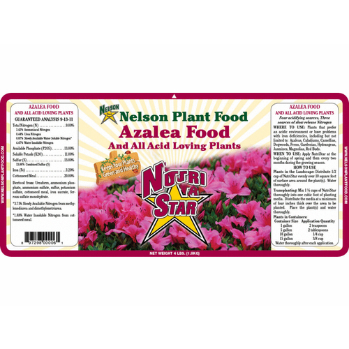 NutriStar NUTRI STAR AZALEA FOOD 2 Nutri Star Azalea 2 Nelson 9-13-11 Azalea Food 2#