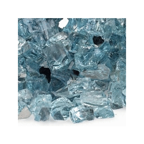 1/2" Azuria Reflective Fire Glass 10lb Jar