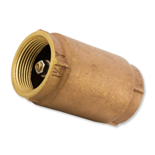 AQUALINE CV-150 1.5" Swing Brass Check Valve Threaded Brass St