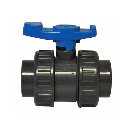 Lasco Fittings V20801N 2" Gray Pvc Economy True Union Ball Valve