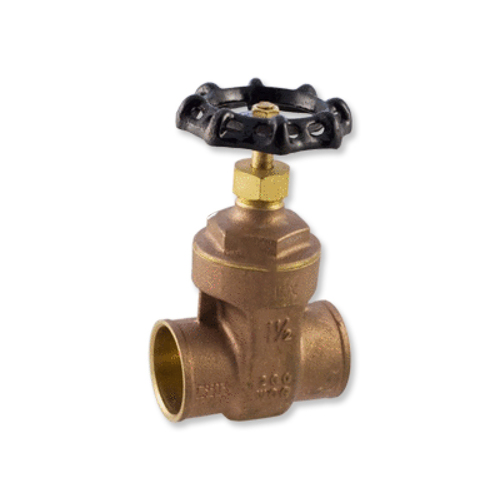 Aqualine 1" Brass Solder Gate Valve