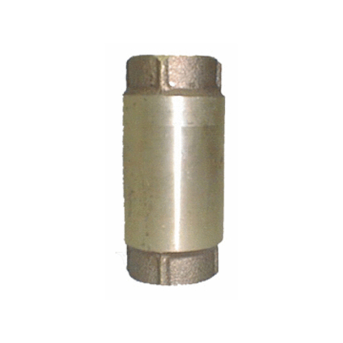 AQUALINE CVI-100-LF Aqualine 1" Spring Check Valve Brass Lf