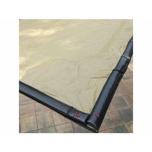 Midwest Canvas BT1224R Black & Tan 12'x24' Rect Wnter Cover 20yr