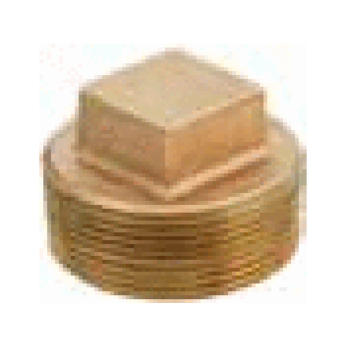 Brass Plug, Color: Gold, Size: .25"