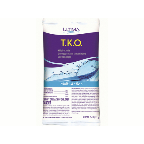 1 Lb T.k.o. Chlorinating Shock Treatment With 73% Calcium Hypochlorite