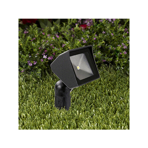 VISTA PROF OUTDOOR LIGHTING GR-5105-B-2-W-FR Black Led Up And Accent Light With Frosted Lens 3000k