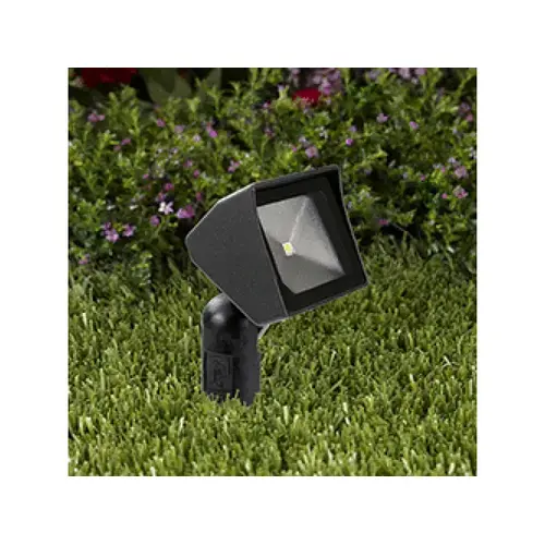 VISTA PROF OUTDOOR LIGHTING GR-5105-B-2-W-FR Black Led Up And Accent Light With Frosted Lens 3000k