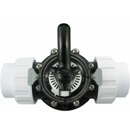 2" Union 2-port Cpvc Hydroseal Valve Black