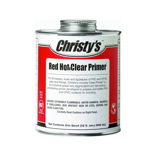 Christy's RH-RHCP-QT-12 Rh.rhcp.qt Christy's Red Hot Clear Primer Quart