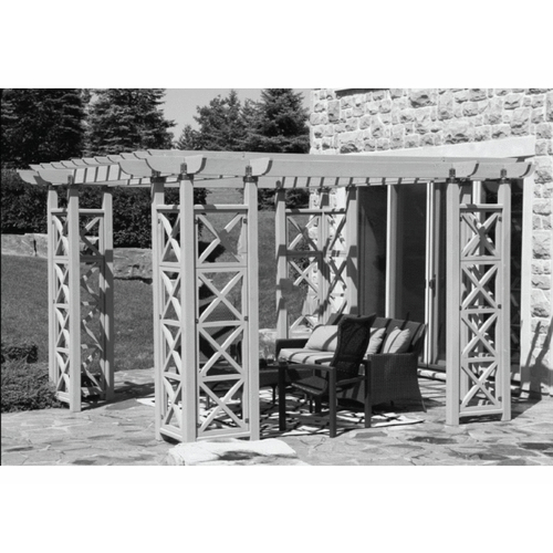 YARDISTRY LIMITED YM11507 4 Cartons 12x12 Pergola Kit