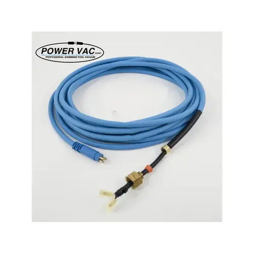 40'l Blue Floating Power Cord W/ Brass