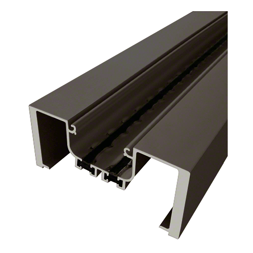 Bronze Black Anodized Open Back Heavy Wall Mullion, Dual Thermally Improved - 24'-3" Stock Length