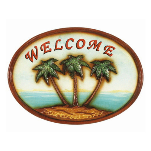 RAM GAMEROOM PRODUCTS ODR807 Welcome Palm Tree