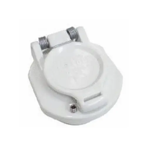 AquaStar Pool Products VLK15T01 White Vaccum Lock Safety Fitting 1.5" Mpt