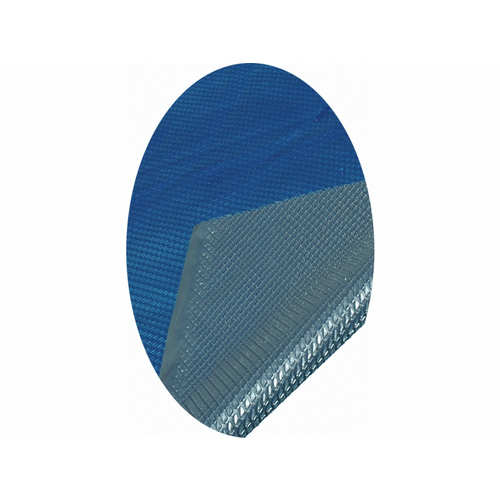 16x25 Oval Solar Cover 8 Mil Blue/Silver