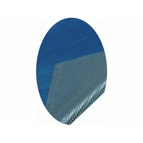 18x36 Oval Solar Cover 8 Mil Blue/Silver