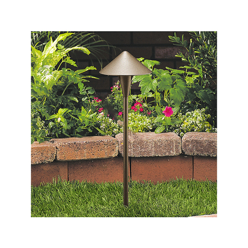 VISTA PROF OUTDOOR LIGHTING PR-6500-Z-W-LB5ND 19-1/2"h X 6" Architectural Bronze Path Light With Lb5nd Lamp 5w