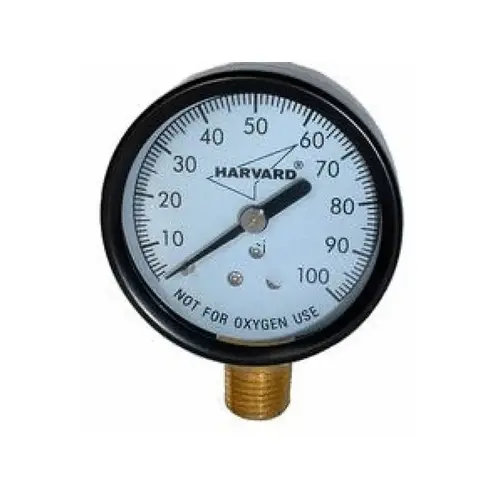 American Granby IPG302-4B 2" Steel Pressure Gauge With 1/8" Back Mount Mip Connection 0-30 Psi