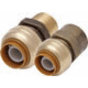 SharkBite U134LF 3/4 in. Brass Push-to-Connect Straight Connector Male NPT