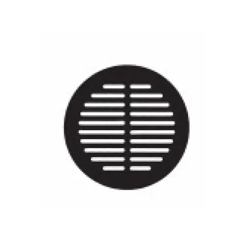 6" Nyloplast Round Light Duty Drop-in Grate