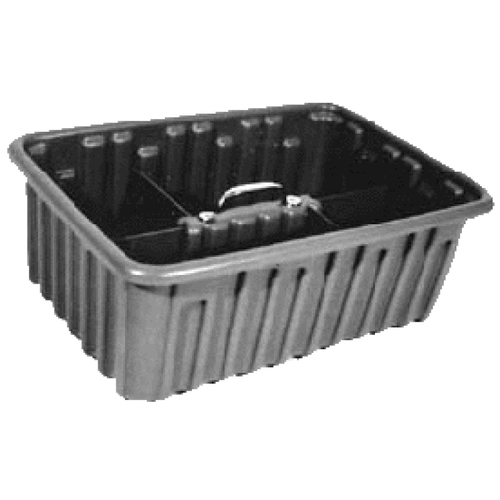 Benjamin Mfg Company T1050 Benjamin 15x9x6 Tote Tray W 6 Dividers