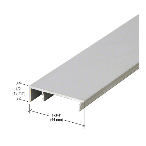 CRLU.S. Aluminum CW90611 Door Jamb Face Cap, Clear Anodized Class 1