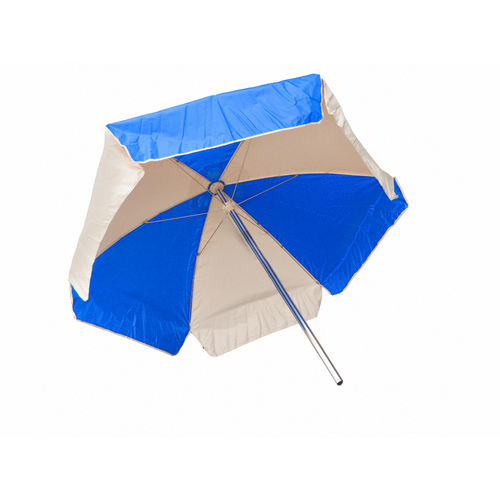 6' Umbrella Vinyl-reinforced Nylon Royal Blue And White