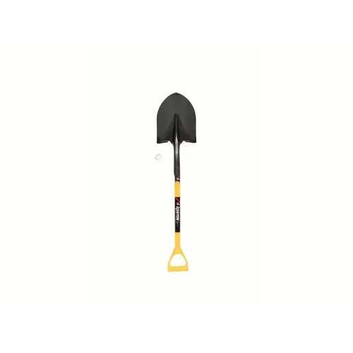 9 1/2" X 11 1/2" #2 Round Point Shovel With 28" Polymer Handle