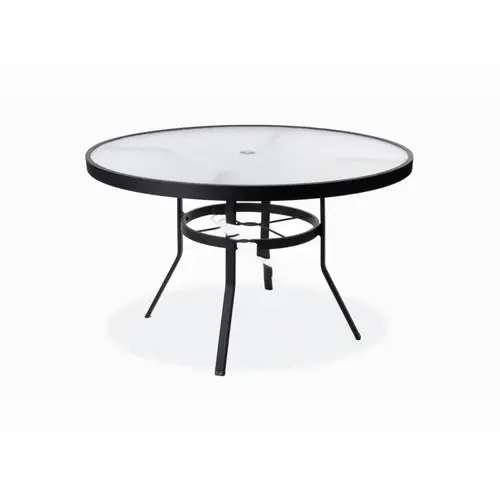 TEXACRAFT M8148AU 48" Rd Acr Top Tropic Craft Dining Tbl W Hole
