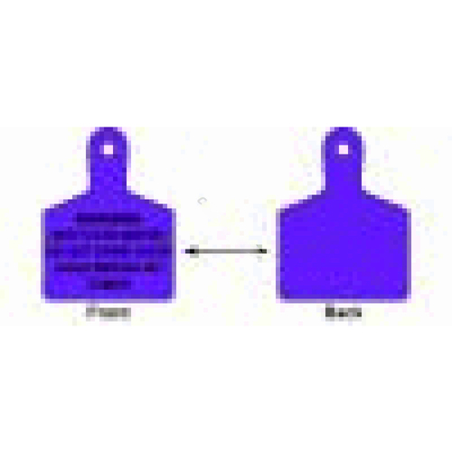 IPS Corporation ID-MAX-P2-RC006 Christy's Valve Tag Purple Reclm Water