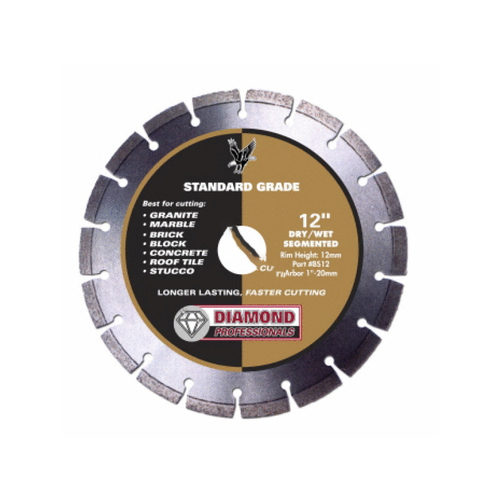 Diamond Professionals 4" Plat Ser Turbo Wet Dry Blde