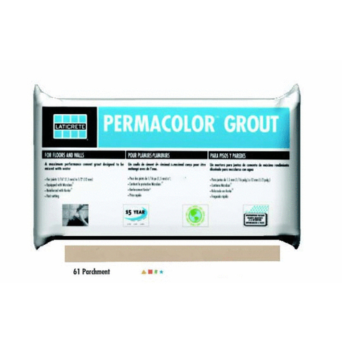 Laticrete 2561-0408-2 8# Parchment Permacolor Cement Grout