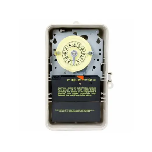 Dpst Beige Timer Plas Indoor/outdoor 220v 40 Amp