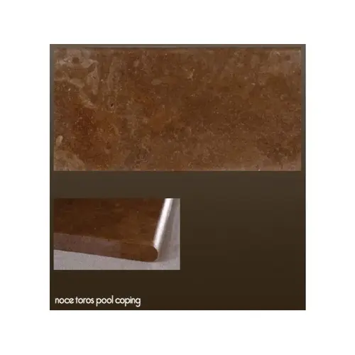 Icon Stone PC52361299 6"x12" Noce Toros Tumbled Pool Coping